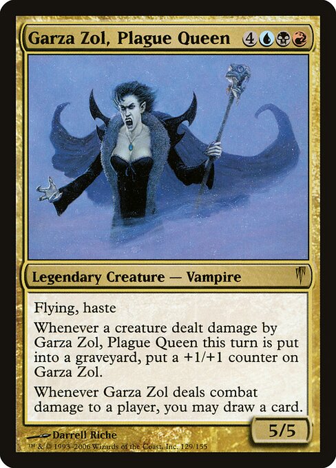 Garza Zol, Plague Queen - Coldsnap Magic card