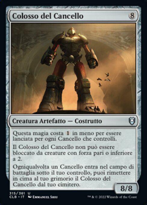 Gate Colossus - Magic Online Promos (#71592) - Illustrated by Milivoj Ćeran - Magic: The Gathering Card