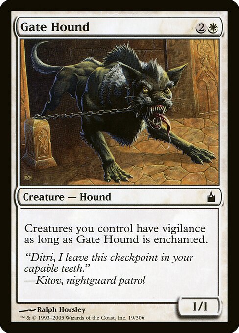 Gate Hound - Ravnica: City of Guilds Magic card