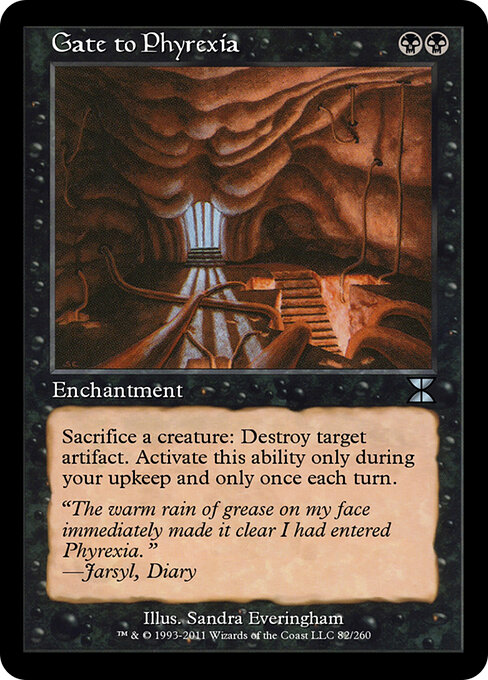 Gate to Phyrexia - Masters Edition IV Magic card