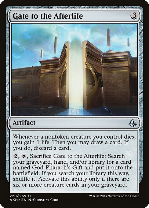Gate to the Afterlife - Amonkhet (#228) - Illustrated by Christine Choi - Magic: The Gathering Card