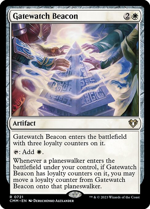 Gatewatch Beacon - Commander Masters Magic card