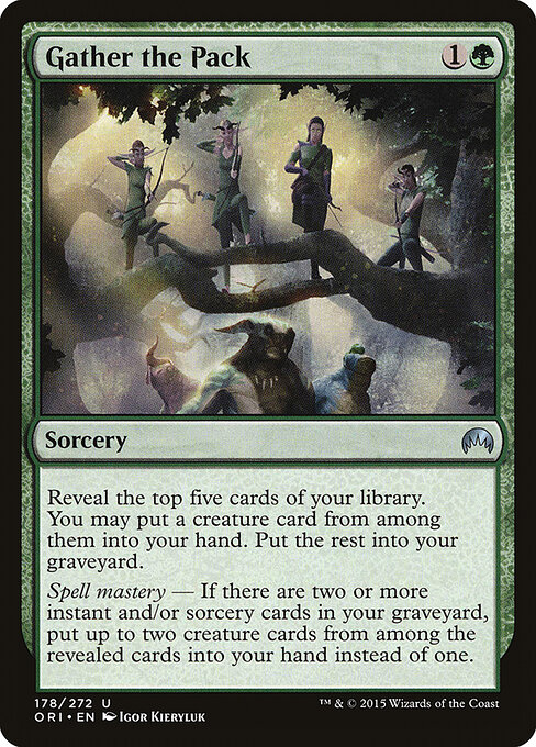 Gather the Pack - Magic Origins Magic card
