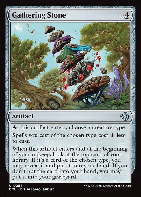 Gathering Stone - Lorwyn Eclipsed Magic card