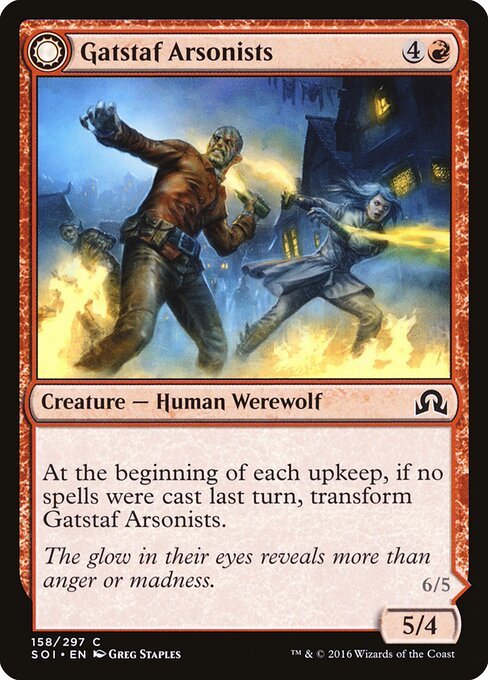 Gatstaf Arsonists // Gatstaf Ravagers - Shadows over Innistrad Magic card