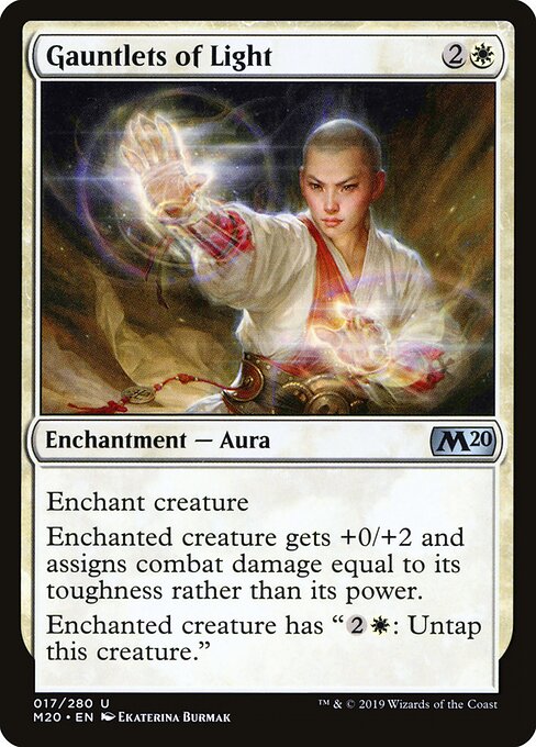 Gauntlets of Light - Core Set 2020 Magic card