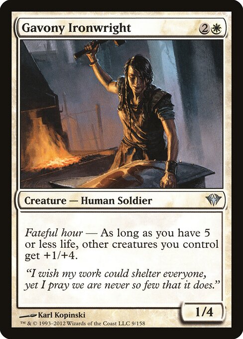 Gavony Ironwright - Dark Ascension Magic card