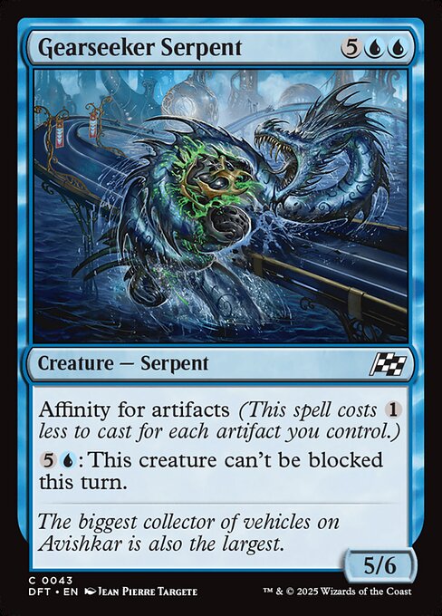 Gearseeker Serpent - Aetherdrift Magic card