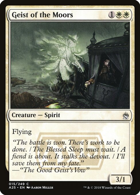 Geist of the Moors - Masters 25 Magic card