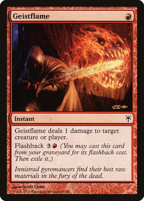 Geistflame - Duel Decks: Sorin vs. Tibalt (#61) - Illustrated by Scott Chou - Magic: The Gathering Card