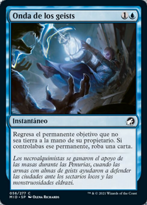 Geistwave - Innistrad: Double Feature (#56) - Illustrated by Olena Richards - Magic: The Gathering Card