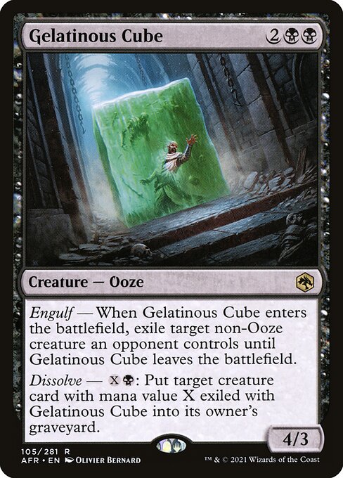 Gelatinous Cube - Adventures in the Forgotten Realms Magic card