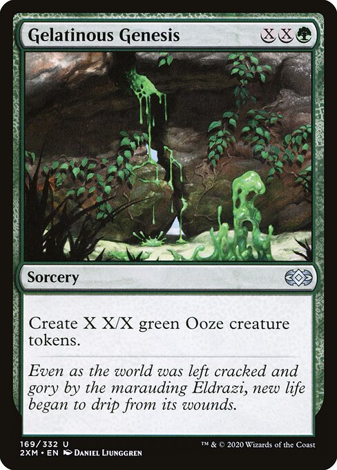 Gelatinous Genesis - Double Masters Magic card