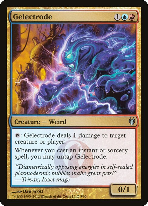 Gelectrode - Duel Decks: Izzet vs. Golgari (#5) - Illustrated by Dan Murayama Scott - Magic: The Gathering Card