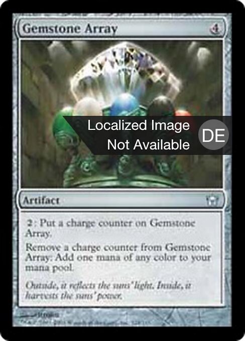Edelsteinreihe (Gemstone Array) - Fifth Dawn (#124) - Illustrated by Ittoku - Magic: The Gathering Card