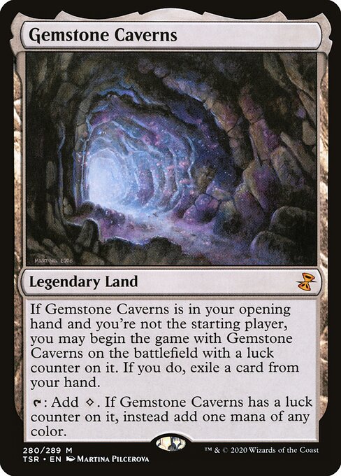 Gemstone Caverns - Time Spiral Remastered Magic card