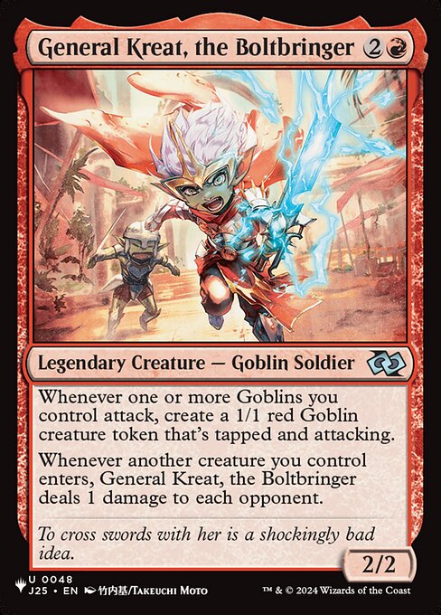 General Kreat, the Boltbringer - The List Magic card