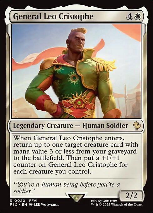 General Leo Cristophe - Final Fantasy Commander Magic card