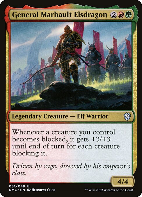 General Marhault Elsdragon - Dominaria United Commander Magic card