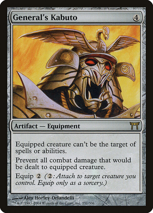 General's Kabuto - Champions of Kamigawa Magic card