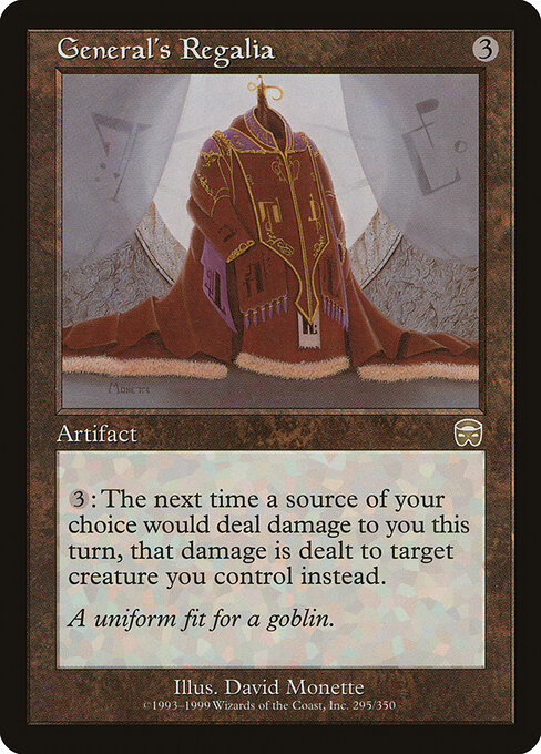 General's Regalia - Mercadian Masques Magic card