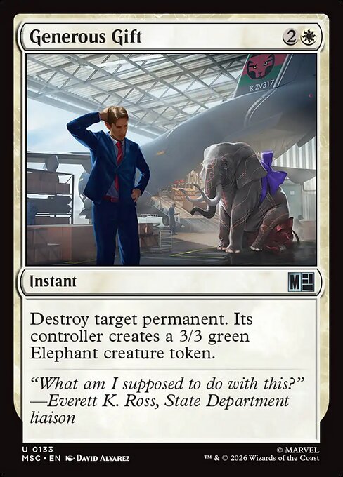 Generous Gift - Marvel Super Heroes Commander Magic card