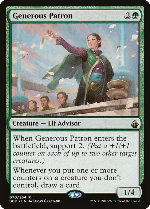 Generous Patron - Battlebond Magic card