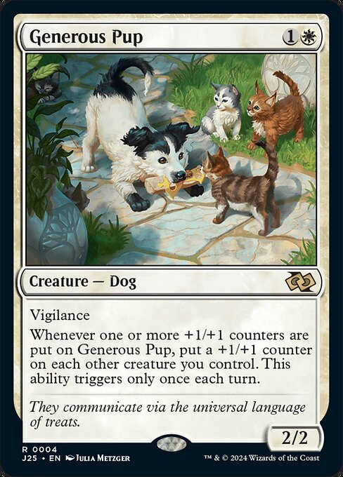 Generous Pup - Foundations Jumpstart Magic card