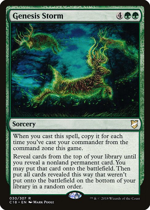 Genesis Storm - Commander 2018 Magic card