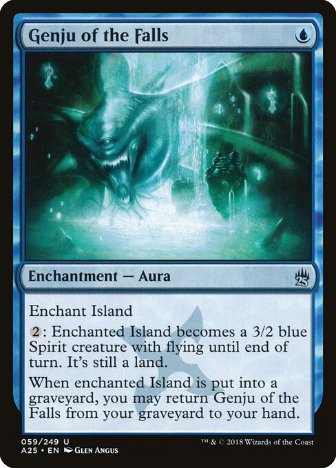 Genju of the Falls - Masters 25 Magic card
