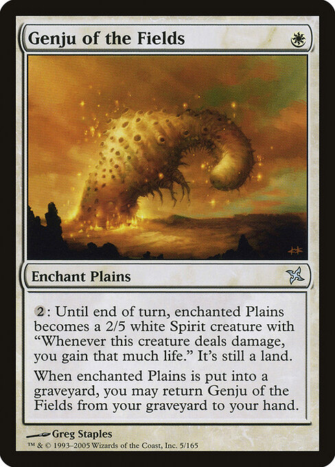 Genju of the Fields - Betrayers of Kamigawa Magic card