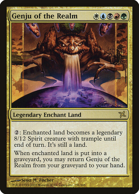 Genju of the Realm - Betrayers of Kamigawa Magic card