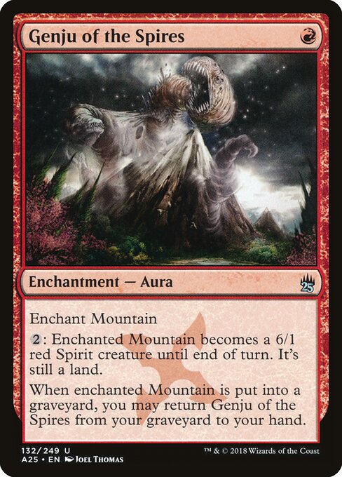 Genju of the Spires - Masters 25 Magic card