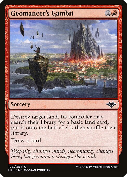 Geomancer's Gambit - Modern Horizons Magic card
