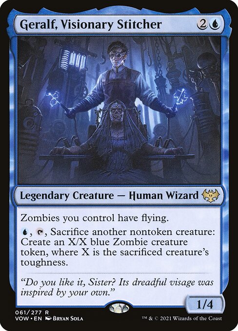 Geralf, Visionary Stitcher - Innistrad: Crimson Vow Magic card