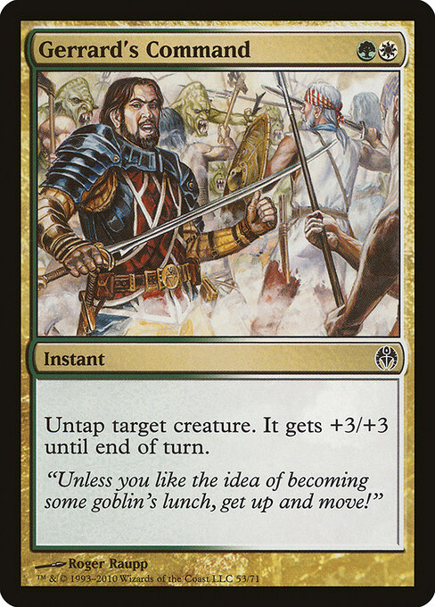 Gerrard's Command - Duel Decks: Phyrexia vs. the Coalition Magic card