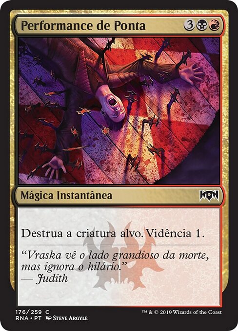 直击要害 (Get the Point) - Ravnica Allegiance (#176) - Illustrated by Steve Argyle - Magic: The Gathering Card