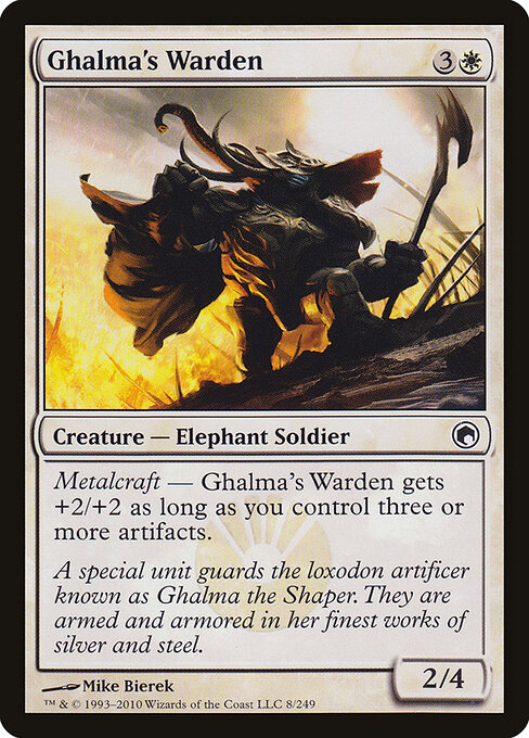 Ghalma's Warden - Scars of Mirrodin Magic card