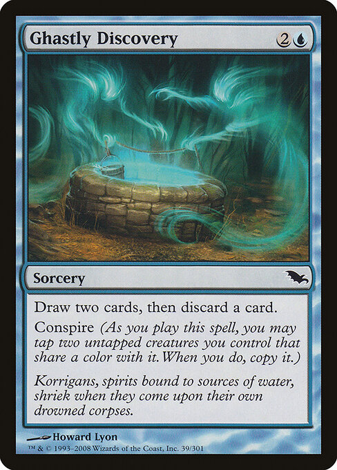 Ghastly Discovery - Shadowmoor Magic card