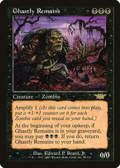 Ghastly Remains - Legions Magic card