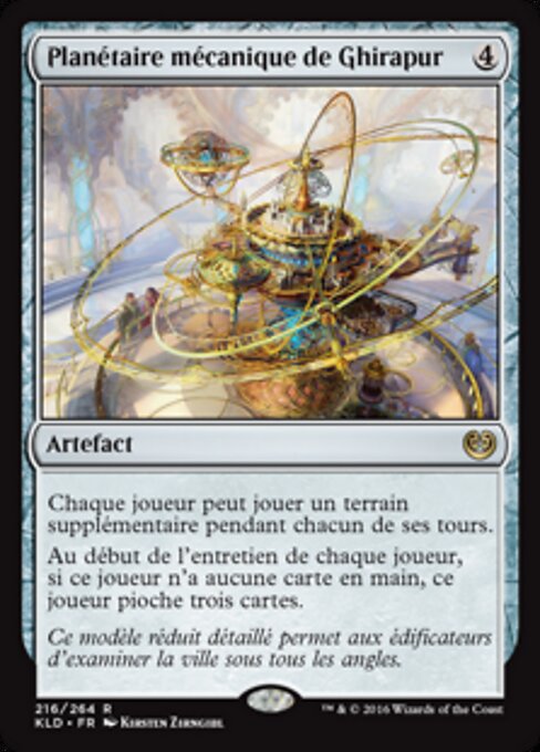 Ghirapur-Orrery (Ghirapur Orrery) - Bloomburrow Commander (#270) - Illustrated by Kirsten Zirngibl - Magic: The Gathering Card