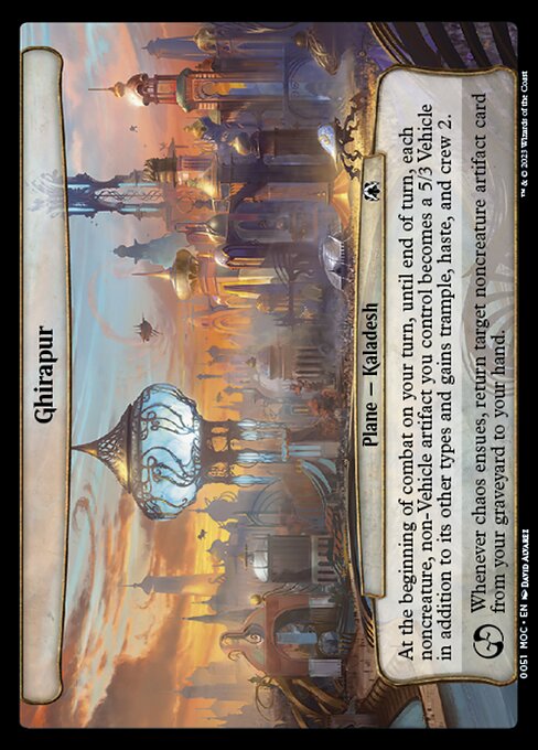 Ghirapur - March of the Machine Commander (#51) - Illustrated by David Álvarez - Magic: The Gathering Card