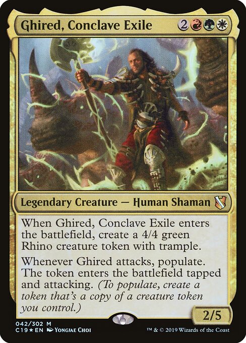 Ghired, Conclave Exile - Commander 2019 Magic card