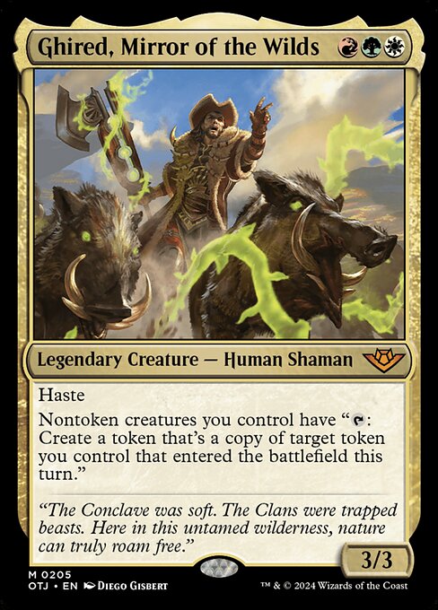 Ghired, Mirror of the Wilds - Outlaws of Thunder Junction Magic card