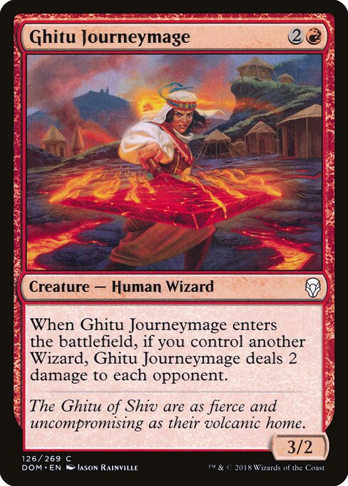 Ghitu Journeymage - Dominaria Magic card