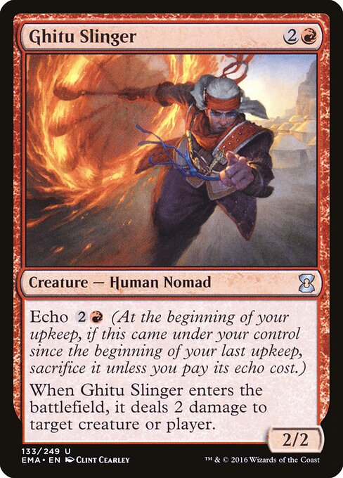 Ghitu Slinger - Eternal Masters Magic card
