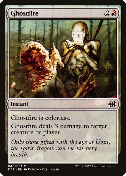 Ghostfire - Duel Decks: Merfolk vs. Goblins Magic card