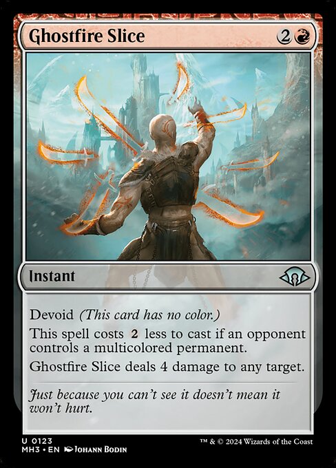 Ghostfire Slice - Modern Horizons 3 Magic card