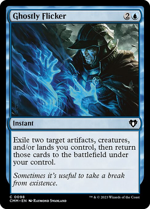 Ghostly Flicker - Commander Masters Magic card