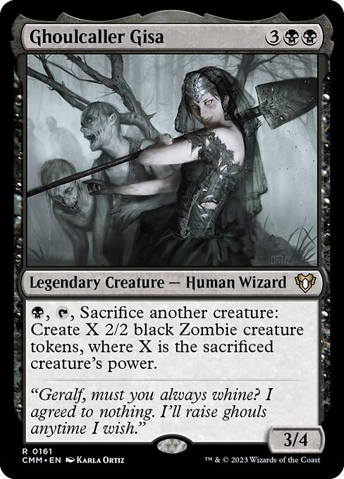 Ghoulcaller Gisa - Commander Masters Magic card